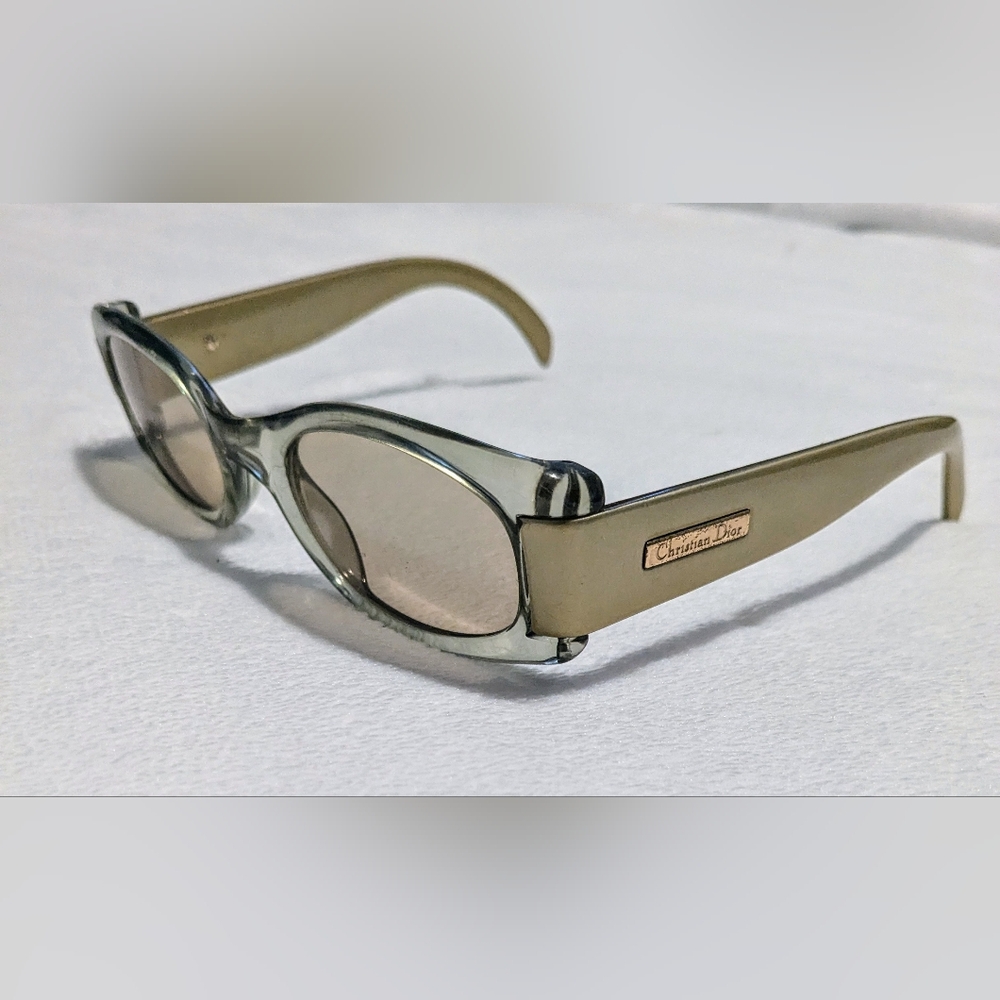 Vintage Christian Dior Olive Green Sunglasses